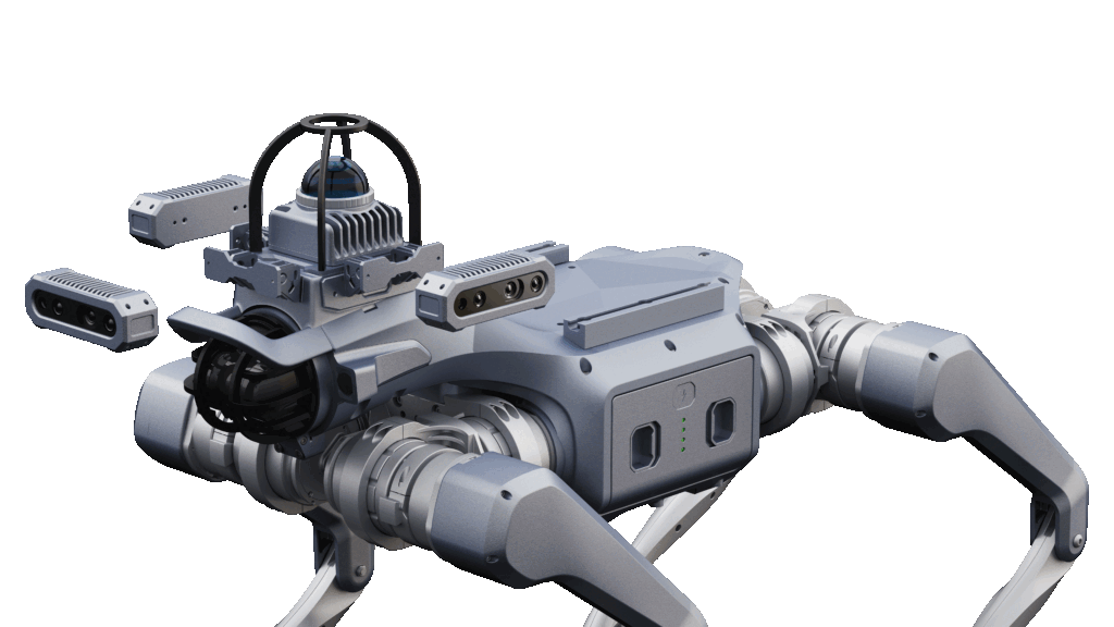 advanced quadruped robot engineered for inspection, surveillance, and operations